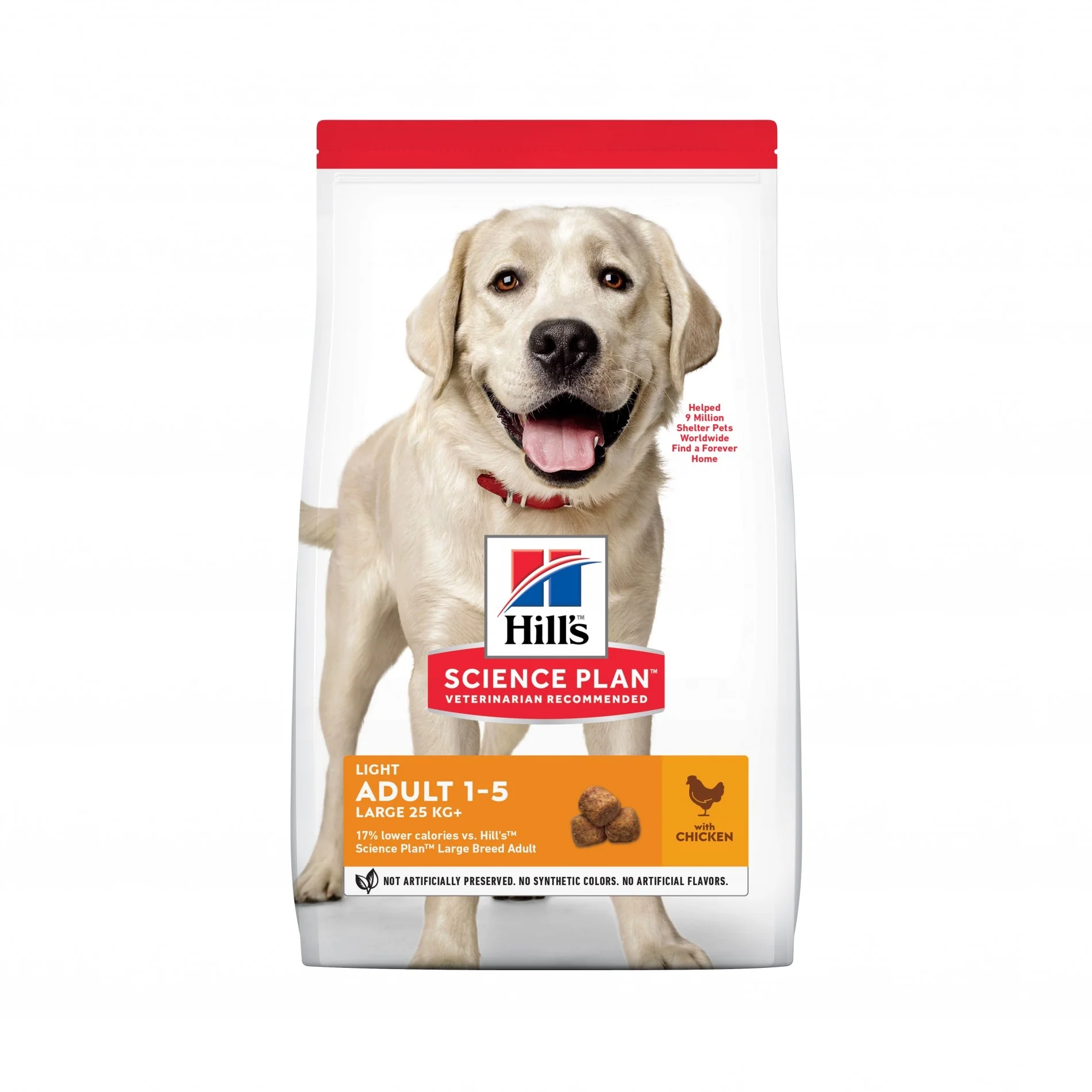HILL'S Science Plan Light Large Adult au Poulet - Croquettes pour chien