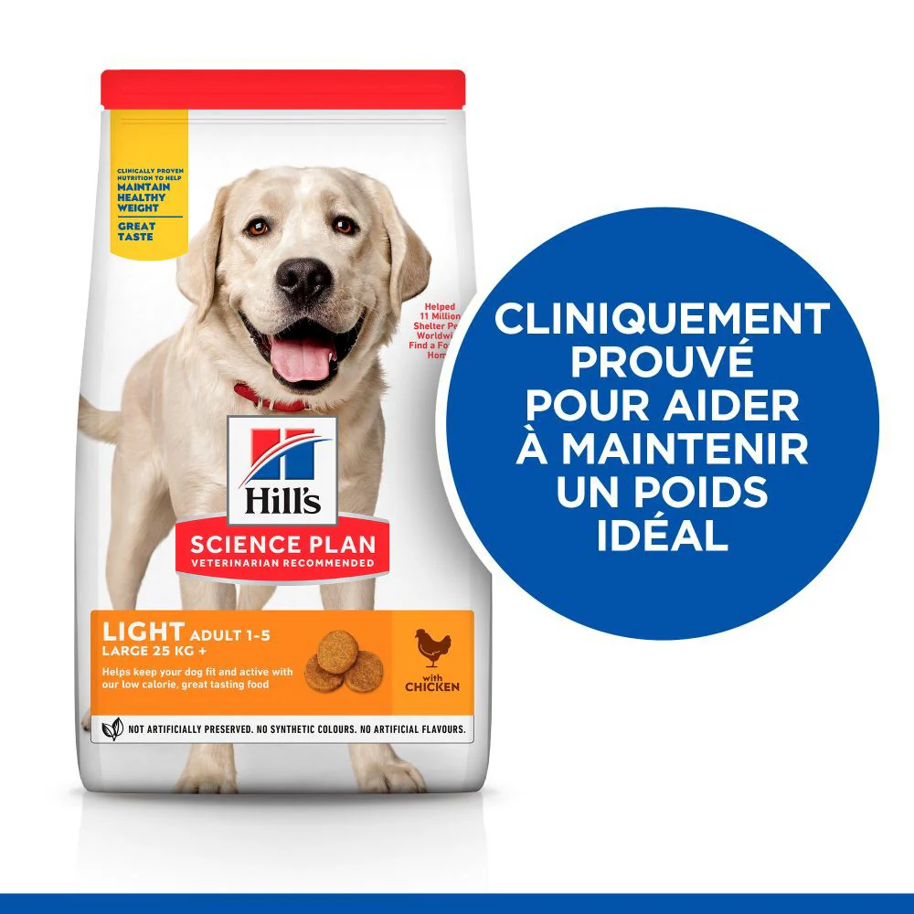 HILL'S Science Plan Light Large Adult au Poulet - Croquettes pour chien – Image 3