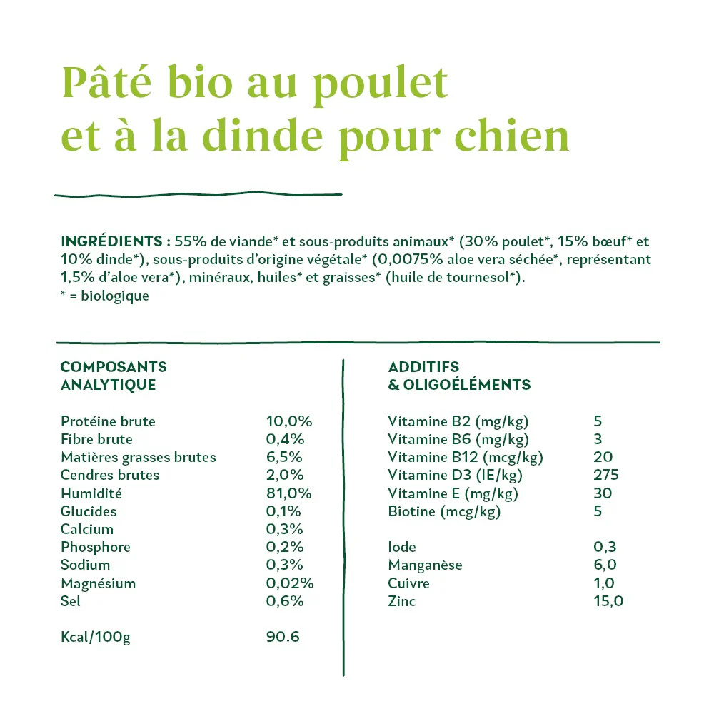 Yarrah pâtées bio - 12 x 150 g – Image 4